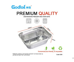 Rectanglar Aluminum Foil Container Wr1209 150