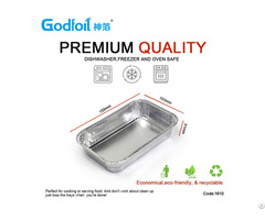 Rectangular Aluminum Foil Container Wr1610 320
