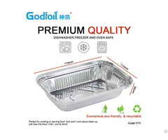 Rectangular Aluminum Foil Container Wr1711 350