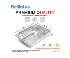 Rectangular Aluminum Foil Container Wr1814 680