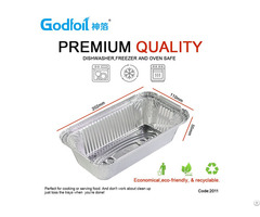 Rectangular Aluminum Foil Container Wr2011 660