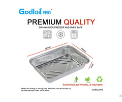 Rectangular Aluminum Foil Container Wr2216s 800