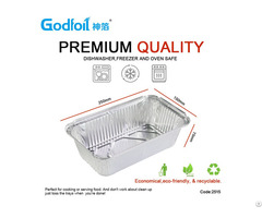 Rectangular Aluminum Foil Container Wr2515 1600