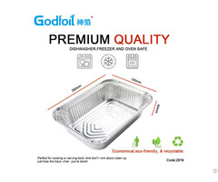 Rectangular Aluminum Foil Container Wr2619 1800