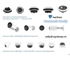 Panoramic Ai Active Deterrence Full Color Camera Cctv