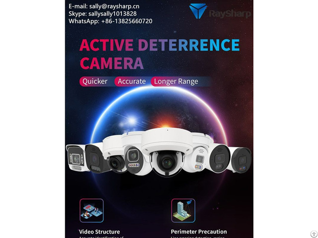 Raysharp Active Deterrence Full Color Ip Camera