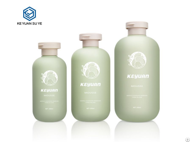 Green Series Hdpe Plastic Body Lotion Bottle With Soft Touch Effect