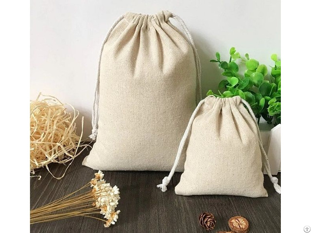 Muslin Bag Drawstring Pouch