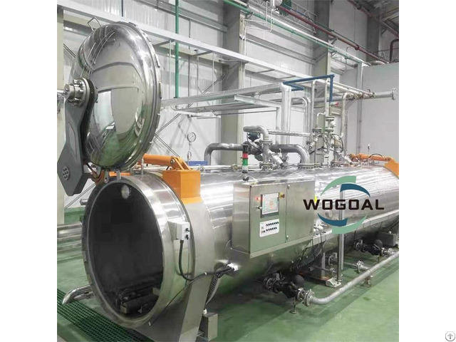 Industrial Automatic Water Bathing Sterilization Retort Pouch Bag Autoclave Machine