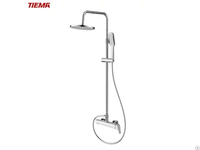 Tiema Copper Polished Shower Sets For Bathroom