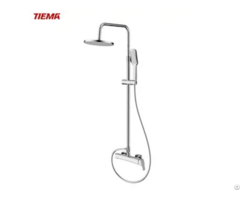 Tiema Copper Polished Shower Sets For Bathroom