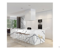 Super Jumbo Quartz Slab For Kitchen Island Top Nt981