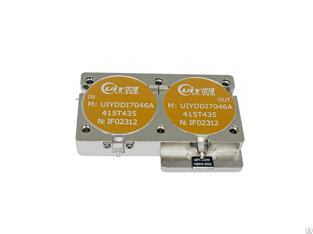 High Isolation 45db Uhf Band 415 To 435mhz Rf Dual Junction Isolators