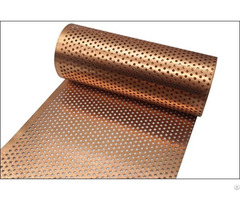 Copper Perforated Filter Panel