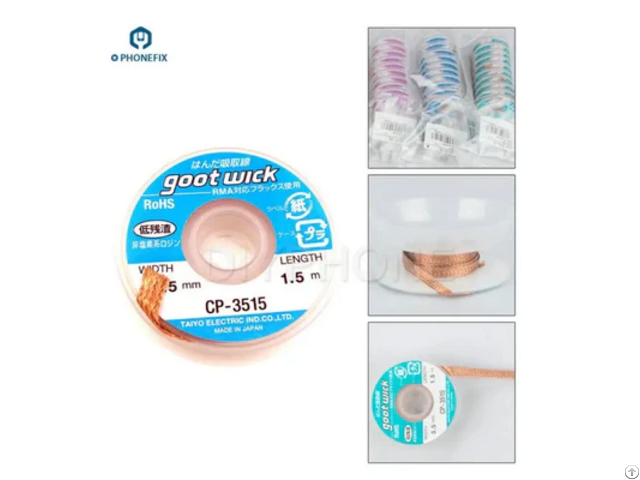 Sucking Tin Wire 3 5mm 1 5m Bga Desoldering Braid