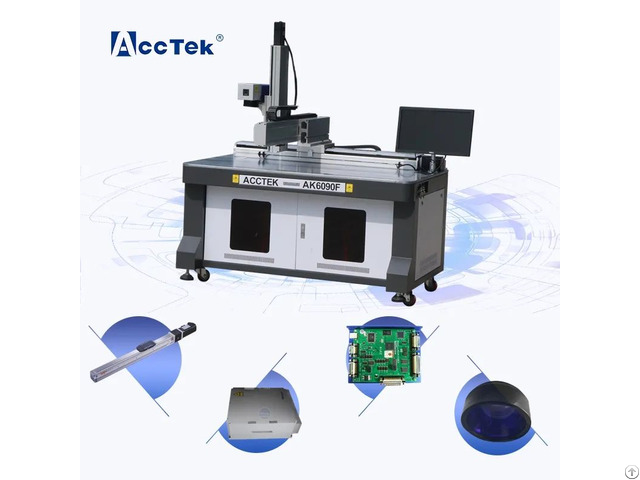 Color Fiber Laser Marking Machines Engraver Marker On Metal