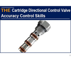 Hydraulic Cartridge Directional Control Valve Accuracy