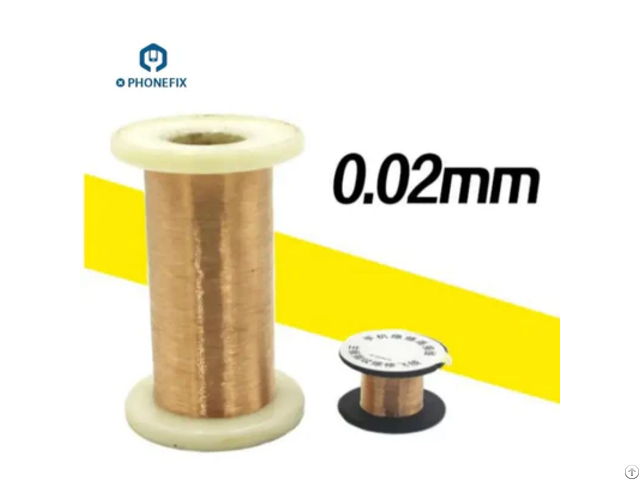 Copper Soldering Wire Jump Line 0 02mm Phone Welding