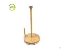 Bamboo Paper Towel Holder