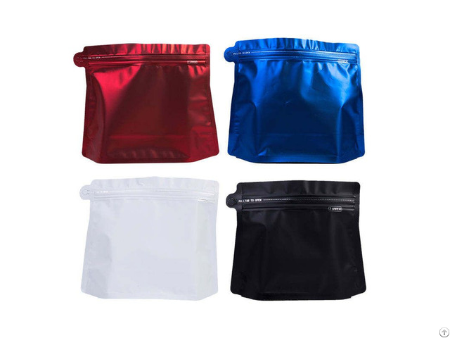 Tp S9dsp Diamond Irregular Coffee Bag With Side Zipper