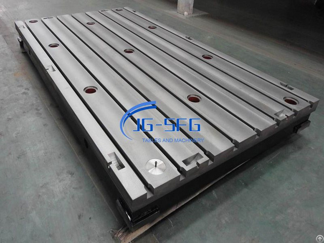 Cast Iron T Slotted Floor Plates