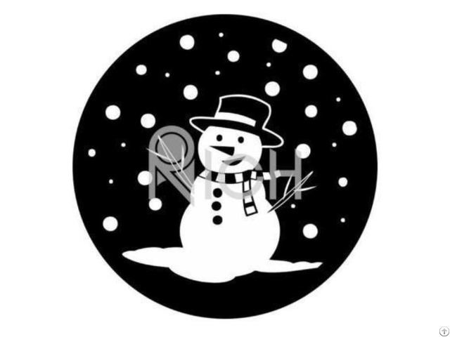 Single Color Snowman Gobo