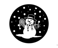 Single Color Snowman Gobo