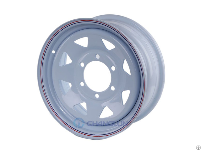 Trailer Wheels 12inch White Silver 114 3mm 5x114 3 14inch Steel Wheel Rim