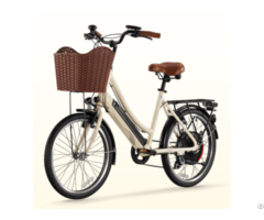 Pedal Assist Electric City Bike With Torque Sensor