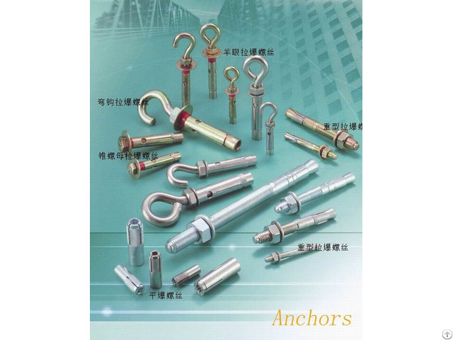 Drop In Cut And Wedge Anchor Bolts Series