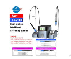 Aixun T420d Dual Channel Soldering Station With T245 T210 T115 Handle