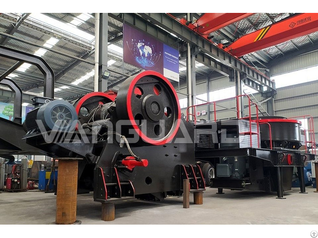 100tph Stone Jaw Crusher Granite Crushing Plant