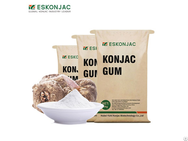 Konjac Gum Flour Powder Glucomannan Dietary Fiber Nutritional Supplement