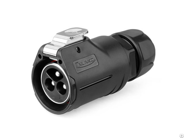 Three Pin Round Power Connector