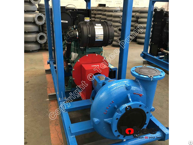 Centrifugal 8x6x14 Pump With Diesel Engine