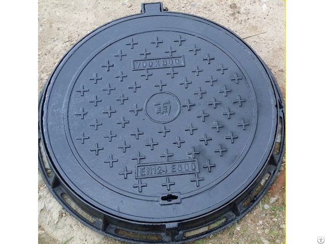 E600 Cast Iron Manhole Covers Heavy Duty For Highway
