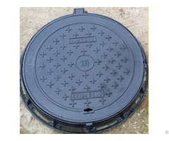 E600 Cast Iron Manhole Covers Heavy Duty For Highway