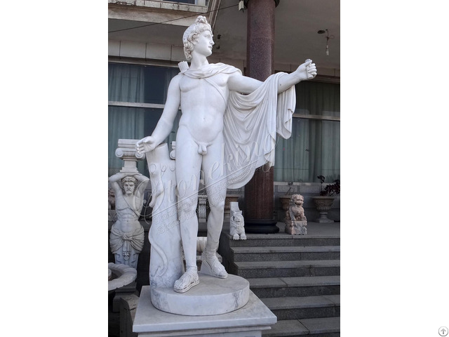 Factory Price Famous Marble Greek God Apollo Statue Sculpture For Garden And Home Decor