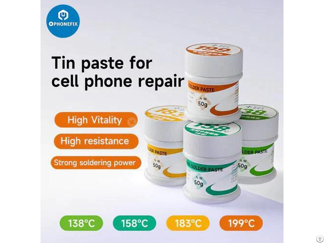 Xzz Lead Free Tin Paste 138 158 183 199℃ Solder Flux
