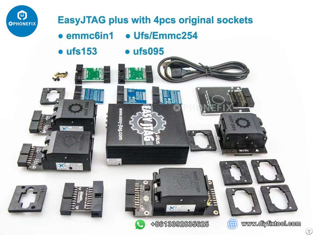 Easy Jtag Plus Box With 6 In 1 Emmc Ufs Bga254 153 95 Socket