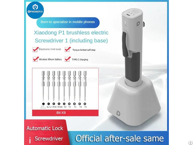 Xiaodong Brushless Electric Screwdriver For Iphone Android Tablet