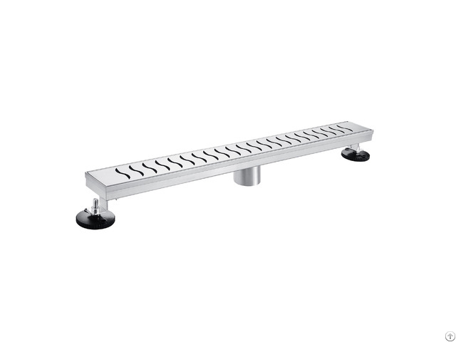 Custom Curbless Shower With Linear Drain