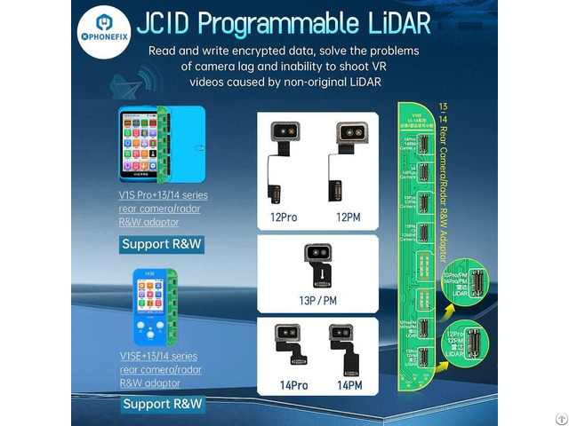 Jcid Programmable Lidar Radar Fpc Fixes Iphone Rear Camera Issue