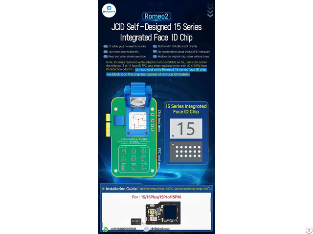Iphone X 15 Pro Max Jc Dot Matrix Projection Chip Universal Integrated Ic