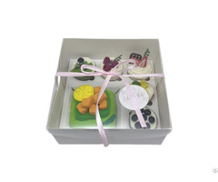 New Design Cardboard Cake Box With Pet Transparent Lid