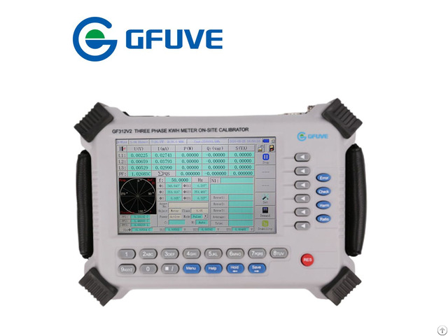 Gf312v2 Portable Three Phase Multifunction Watt Hour Meter Calibrator On Site