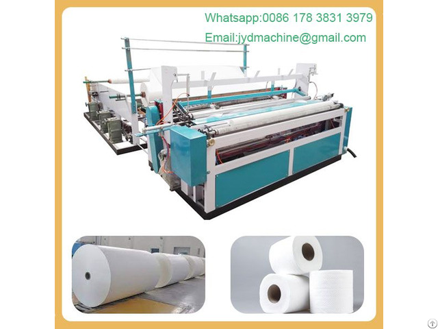 Automatic Toilet Tissue Paper Rewinding Machine