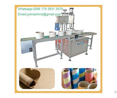 Automatic Cardboard Paper Tube Curling Crimping Machine 360 Degree