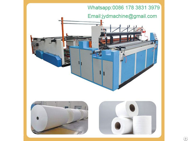 Toilet Tissue Paper Rewinding Machine