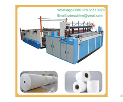 Toilet Tissue Paper Rewinding Machine